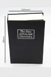 Kilitli Gizli Kasa Sözlük Kumbara Kitap Sözlük Görünümlü 18cm-4