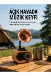 Taşınabilir Mini Retro Radyo Bluetooth Hoparlör USB SD AUX Destekli Yeni Nesil-1