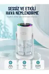 Hava Nemlendirici LED Işıklı Sessiz Çalışan Otomatik Kapanmalı Masaüstü Nemlendirme Cihazı-1