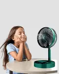 Katlanabilir Mini Fan – 3 Kademeli Soğutma, Şarjlı-5