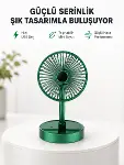 Katlanabilir Mini Fan – 3 Kademeli Soğutma, Şarjlı-1