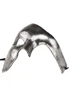 Antik Eskitme Gümüş Erkek Yarım Maske - Phantom &amp;amp;amp; Balo Maskesi Bx40-4