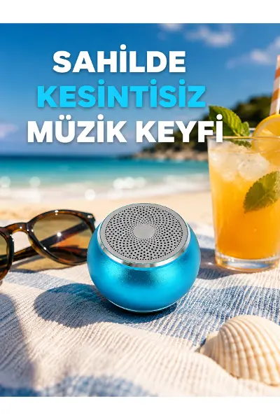 Taşınabilir Mini Bluetooth Hoparlör 9m Menzil Dahili Mikrofon Yeni Nesil