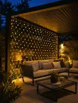 İç ve Dış Mekân Kullanımına Uygun 3x3 Metre LED Işık Ağı-5