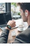 Bluetooth Telefon Görüşmeli Akıllı Saat Seti Kablosuz Bluetooth Kulaklık 7 Değiştirilebilir Kordon-3