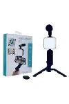 Video Making Kit Telefon Tutucu Vlog Video Mini Led Işıklı-4