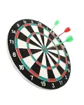 Duvara Monte Sağlam Ahşap Gövdeli Dart Tahtası Ev ve Oyun Alanları İçin 17 İnç-3
