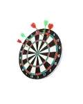 Duvara Monte Sağlam Ahşap Gövdeli Dart Tahtası Ev ve Oyun Alanları İçin 17 İnç-5