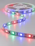 5 Metre RGB Şerit LED 2835 SMD 54 LED/M Uzaktan Kumandalı Dekoratif Aydınlatma-2