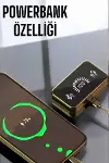 Aynalı Bluetooth Kulaklık Telefon Standlı Dijital Göstergeli-3