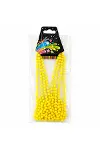 Neon Sarı Boncuk Kolye 80 cm – Retro 80’ler 90’lar Parti Aksesuarı-2