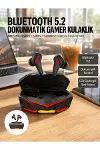 Dokunmatik Kontrol Tws Işıklı Kulakiçi Bluetooth Kulaklık Kablosuz Oyuncu Kulaklığı Yeni Nesil-1