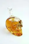 Crystal Head Kuru Kafa Cam Şişe Hediyelik Sürahi (350 ML)-1