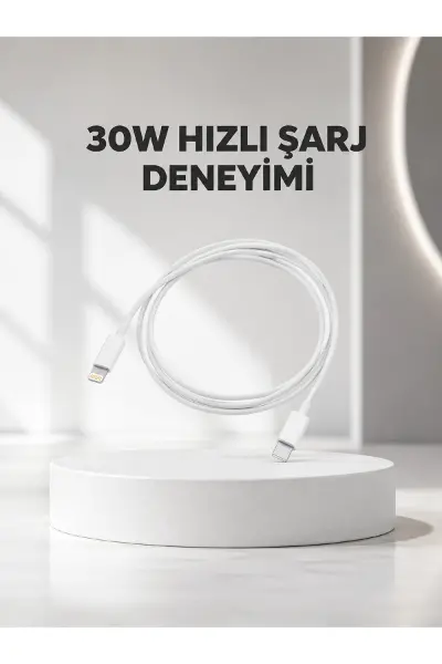 Yüksek Saflıkta Bakır Çekirdekli 30W Hızlı Şarj Kablosu