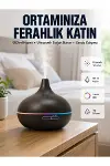 BN01 Uçucu Yağ Uyumlu Renkli LED Işıklı Nemlendirici-1