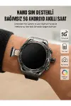 Kameralı 5G Android Akıllı Saat AMOLED Ekran Wi-Fi GPS SIM Kart Destekli-1