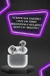 3.Nesil TWS Bluetooth Kulaklık Bluetooth Bağlantılı Akıllı Saat Amoled Ekran Plastik Hasır Kordon-3