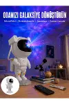 Astronot Bluetooth Hoparlör Gökyüzü Projektör Gece Lambası-1