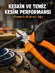 Profesyonel Kullanıma Uygun Dövme Çelik Yan Keski-1