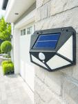 Solar LED Bahçe Aydınlatma Lambası 3 Işık Modlu Sensörlü Duvar Tipi Dış Mekan-2