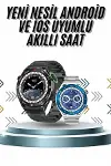 Akıllı Saat 1.62 İnç Ultimate Nabız Sensörlü Sesli Görüşme Yapabilen Yeni Nesil-2