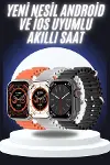 Yeni Nesil Akıllı Saat Çok Yönlü Titreşimli 49 MM Android ve İOS Uyumlu-2