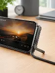 Katlanabilir Telefon Standlı 240W Type-C Hızlı Şarj Kablosu-4
