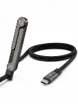 Katlanabilir Telefon Standlı 240W Type-C Hızlı Şarj Kablosu-5