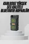 Bluetooth Hoparlör Yüksek Ses Kaliteli Büyük Boy Çift Çıkışlı Ses Bombası-1