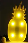 Ananas Şeklinde Ledli Dekoratif Eğlenceli Çocuk Gece Lambası-1