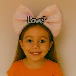 LED Işıklı Love Yazılı Pembe Fiyonk Taç – Kız Çocuk Parti Tacı-2