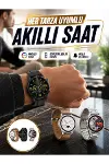 Akıllı Saat 5.0 Bluetooth Bağlantılı Sağlık ve Uyku Takibi Sosyal Medya Girişli Yeni Nesil-1