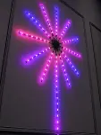 RGB LED Duvar Lambası Uzaktan Kumandalı Telefon Kontrollü Ortam Aydınlatması-3