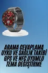Çağrı Cevaplama Sesli Asistan Çoklu Dil Desteği 5.0 Bluetooth Akıllı Saat-2