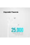 USB-C - USB-C 300cm 60W PD/QC Hızlı Şarj/Data Kablosu Beyaz-4