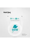 USB-C - USB-C 300cm 60W PD/QC Hızlı Şarj/Data Kablosu Beyaz-1