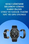 Akıllı Saat ve Kulaklık Seti Dokunmatik Ekran 5.0 Bluetooth Bağlantılı Sesli Görüşme-3