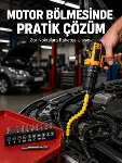 12 Parça Vidalama Uç Seti Akrobat Tasarım Dayanıklı Metal Yeni Nesil-1
