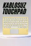 Profesyonel Wifi Q Klavye Bluetooth Klavye Touchpad 10.8 Inç Yeni Nesil-2