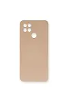 Oppo A15 Kılıf Nano içi Kadife Silikon - Pudra-1