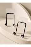 2 Adet Çok Amaçlı Yapışkanlı Askı Ev Mutfak Banyo Düzenleyici-2