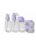 Şeffaf Seyahat Dolum Şişesi Seti 5 Parça Kozmetik Organizer-4