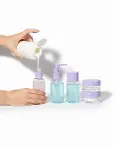 Şeffaf Seyahat Dolum Şişesi Seti 5 Parça Kozmetik Organizer-5