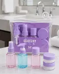 Şeffaf Seyahat Dolum Şişesi Seti 5 Parça Kozmetik Organizer-1