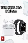 2025 Model Akıllı Saat ve Yeni Nesil Pro Bluetooth Kulaklık TWS Yüksek Ses Kaliteli-1
