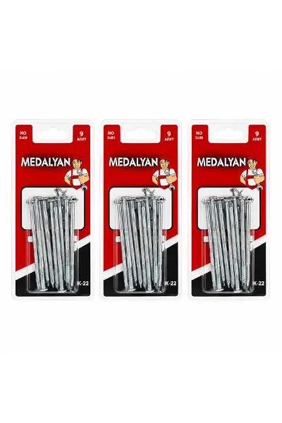 108 Adet 5X80 Beton Çelik Çivi 12X9PCS