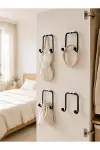4 Adet Yapışkanlı Askı Çok Amaçlı Mutfak Banyo Düzenleyici Askılık-3