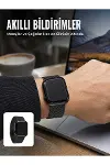 Dokunmatik AMOLED Akıllı Saat Nabız Uyku ve Spor Takip Özellikli-1