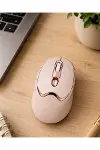 Şarjlı Kablosuz Mouse Sessiz Tıklama Bluetooth ve USB Destekli-1