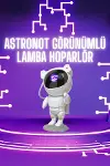 Astronot Şeklinde Bluetooth Hoparlör Gökyüzü Kumandalı Aydınlatma Lamba-1